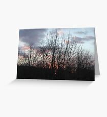 Colorful Sunset Greeting Card