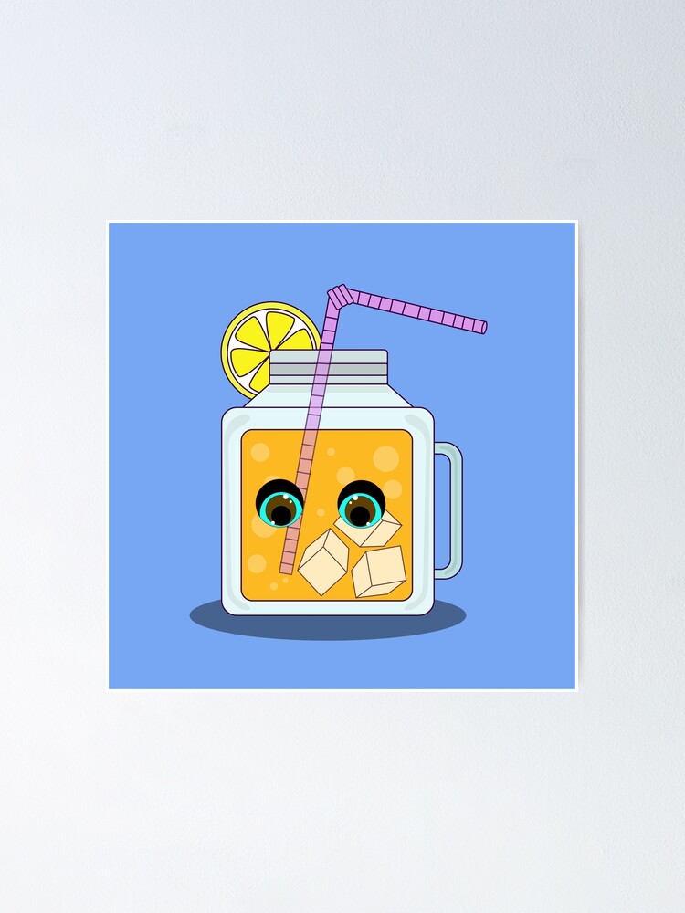"Orange juice jar mug cartoon" Poster for Sale by CheniYathri Redbubble