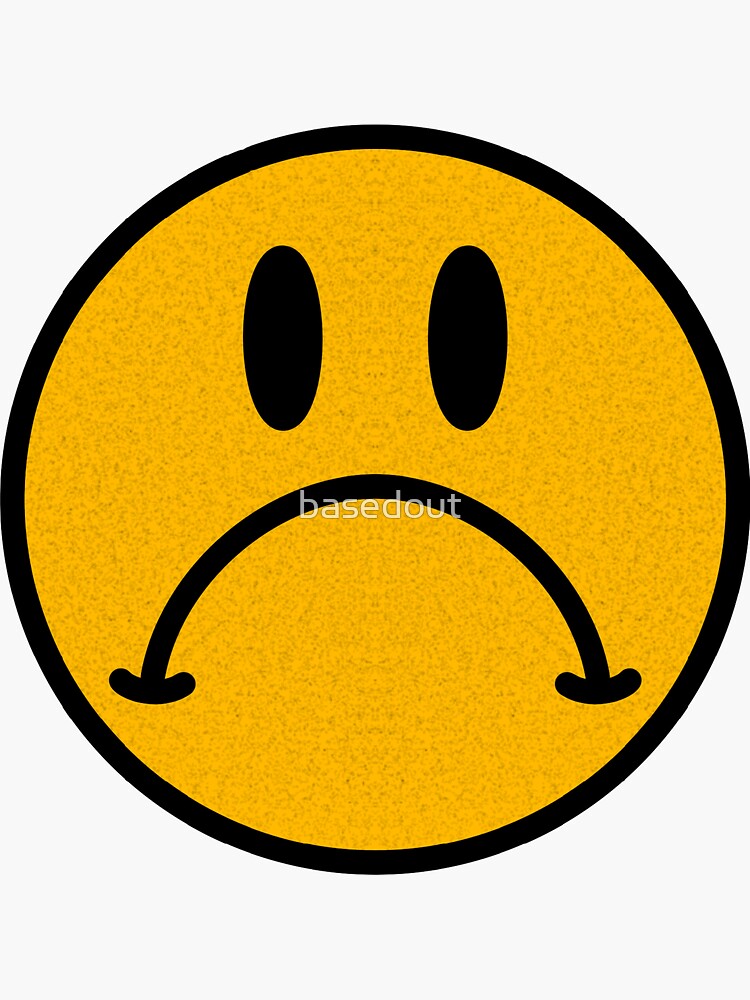 Sad Face' Sticker