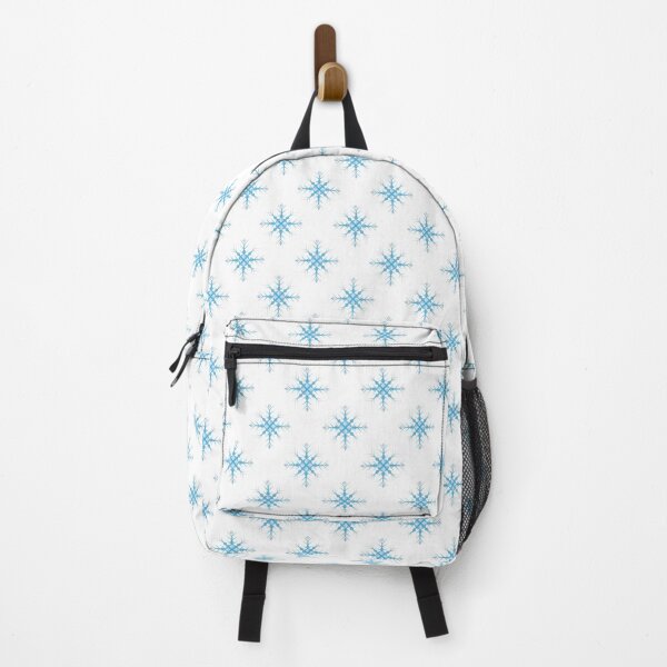 Item preview, Blue Snowflake Pattern on White Background designed and sold by Lisa Thomas.