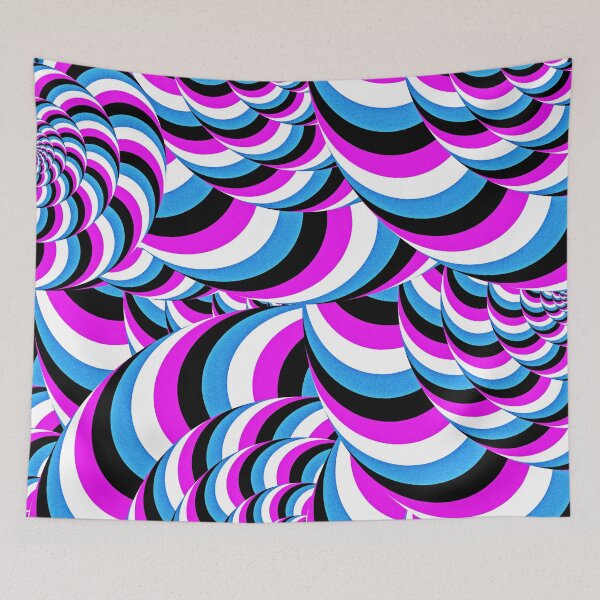 Item preview, Blue Purple and Black Swirls Circles and Tubes designed and sold by SeaChangeDesign.