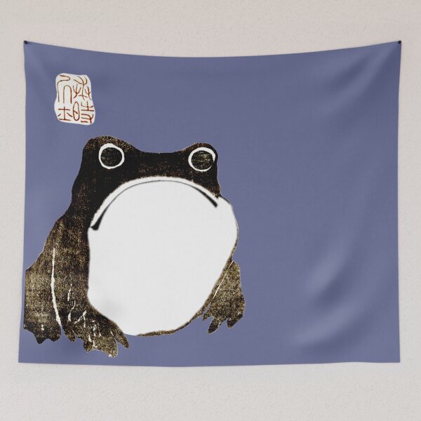 Item preview, Grumpy Portly Japanese Frog Toad designed and sold by TheWitchsWolf.