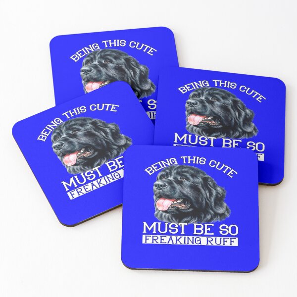 Item preview, Newfoundland Owner Being This Cute Must Be So Freaking Ruff designed and sold by fantasticdesign.