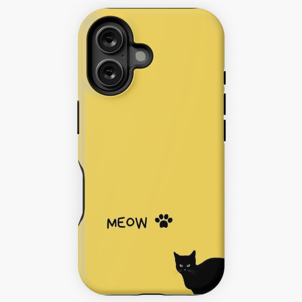 Artikel-Vorschau von Gelbes Design für Katzenliebhaber Meow, designt und verkauft von UrFavB.