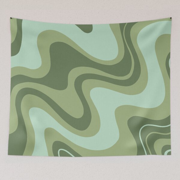 Item preview, Abstract Green Swirl designed and sold by EmmaLula.