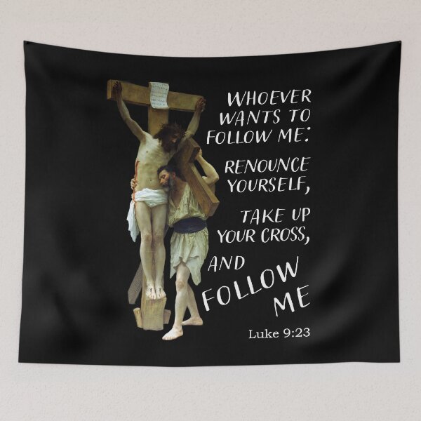 Item preview, Jesus Christ crucified Take up your cross and follow me designed and sold by Brasilia.