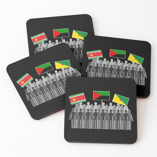 Item preview, The same fight - Flag Guadeloupe Martinique Guyane designed and sold by West indian touch.