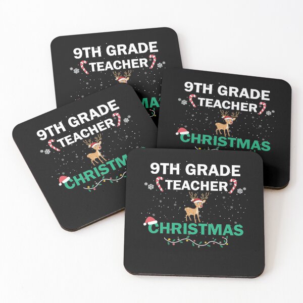 Item preview, 9th Grade Teacher Christmas designed and sold by imaneless.