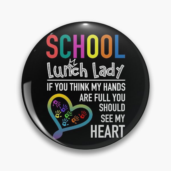 Item preview, School Lunch Lady Dinner Lady Cute Heart Appreciation designed and sold by JukeLox.
