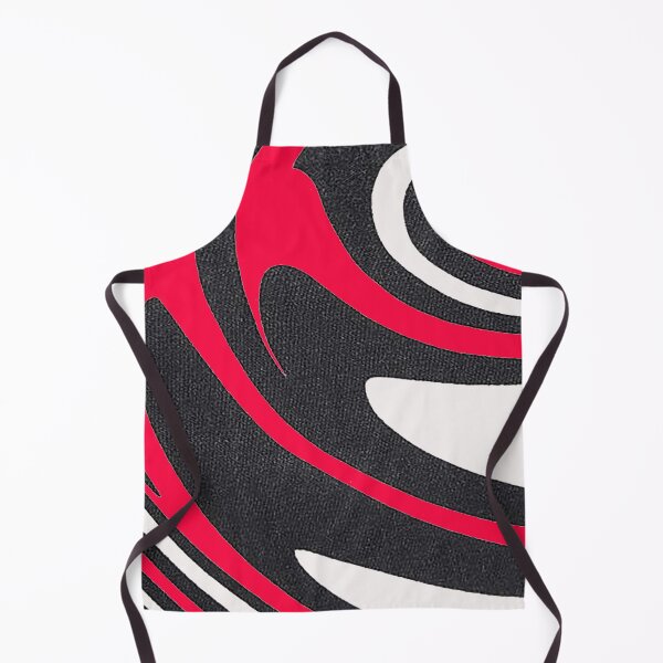 Item preview, Midcentury modern pattern, curvey, waves, red white and black abstract pattern, 1960s pattern, bad trip designed and sold by Nostrathomas66.
