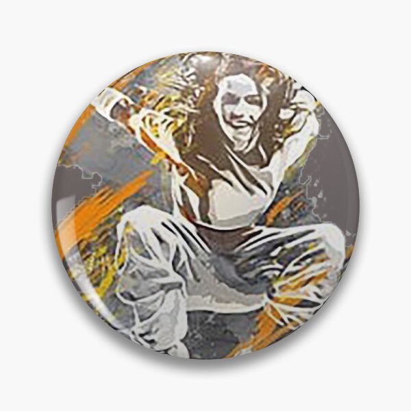 Item preview, HIP HOP DANCER - GREY AND YELLOW  designed and sold by Kwayako.
