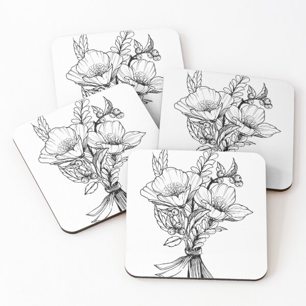 Item preview, Winter Berry Flower Bouquet designed and sold by StudioRosebud.