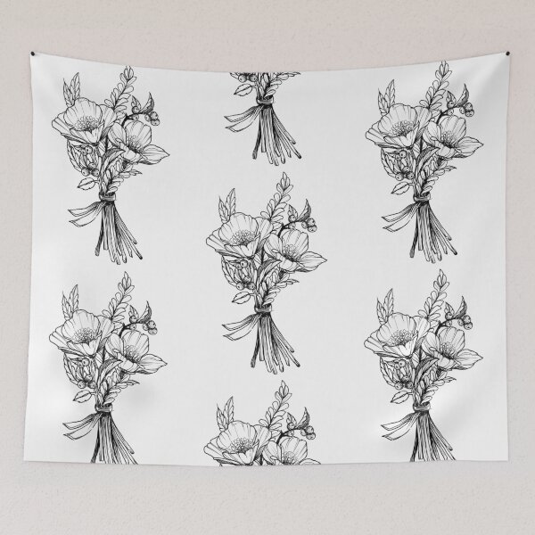 Item preview, Winter Berry Flower Bouquet designed and sold by StudioRosebud.