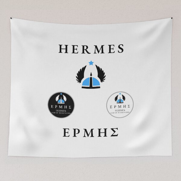 Item preview, Hermes Sticker Pack Greek Mythology God of Messengers Winged Helmet designed and sold by OnyxMoonDesigns.