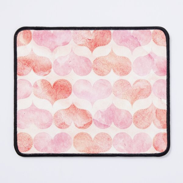 Item preview, delicate watercolor valentine hearts pattern designed and sold by rysunki-malunki.