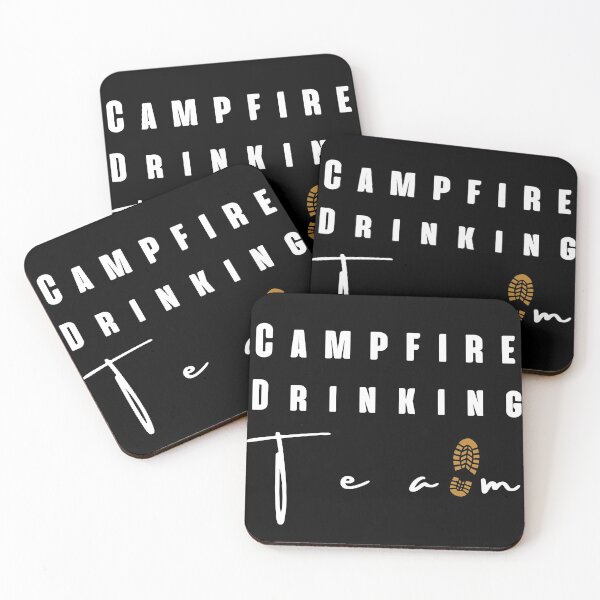 Item preview, Campfire Drinking Team : Funny Engraved Camping Tumbler designed and sold by Abstract-Shop-0.