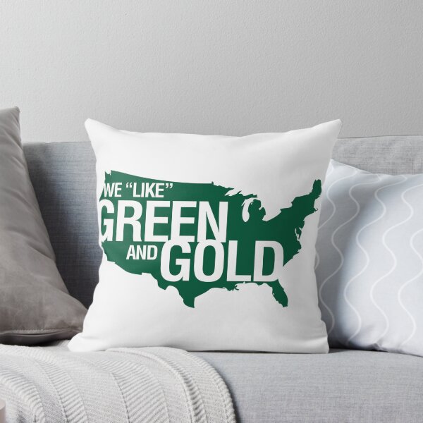 Item preview, WE LIKE GREEN and GOLD designed and sold by gstrehlow2011.