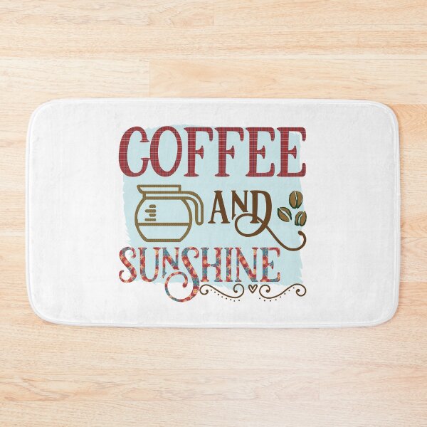 Item preview, Coffee and Sunshine - Trendy Coffee Is a Hug In a Mug Quote For Coffee Lovers and Coffee Addicts designed and sold by Prince - Bestseller ★★★★★.
