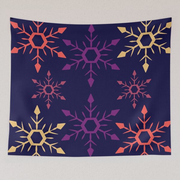 Item preview, Snowflake Festival Pattern Colors designed and sold by barronangMedia.