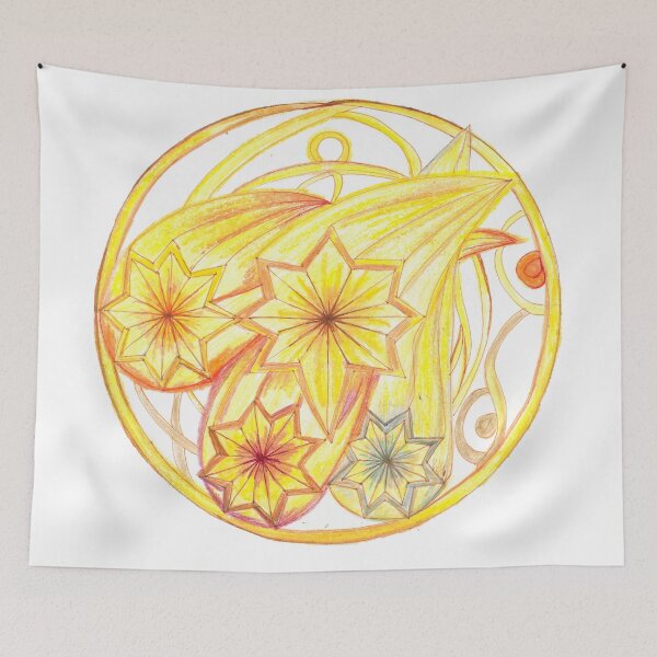 Item preview, Shooting Star Mandala designed and sold by CarlaBedia.
