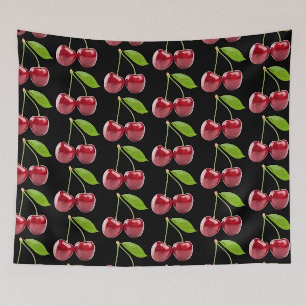 Item preview, Pair of Red Ripe Cherries designed and sold by Deborah Camp.