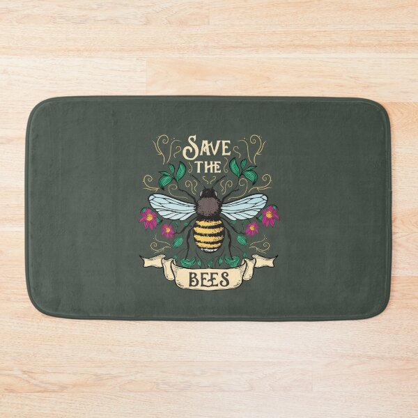 Item preview, Floral Save The Bees Art For Beekeepers designed and sold by MrEddie10.