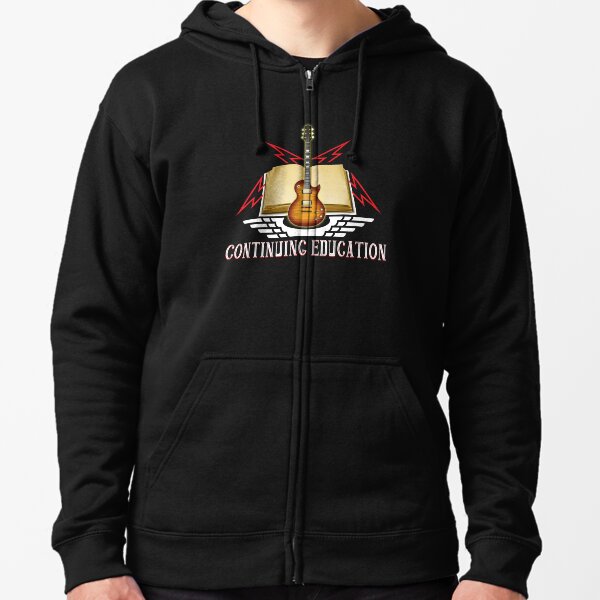 Continuing Education Rocks! Zipped Hoodie