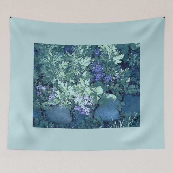 Item preview, Pretty Green and Blue Rock Garden designed and sold by JariHawk.