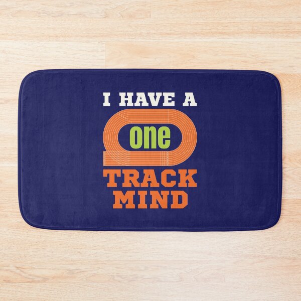 Item preview, I Have a One Track Mind Funny Track and Field Runner designed and sold by jaygo.