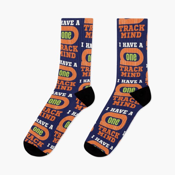 Item preview, I Have a One Track Mind Funny Track and Field Runner designed and sold by jaygo.