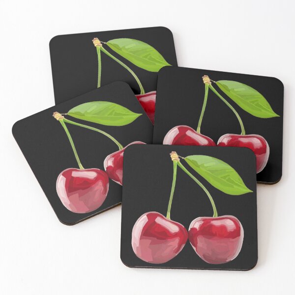 Item preview, Pair of Red Ripe Cherries designed and sold by Deborah Camp.