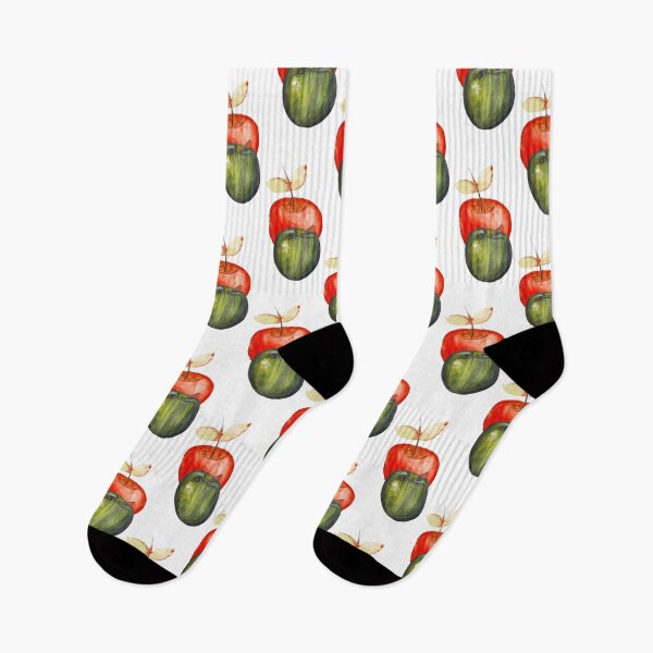 Item preview, Green and red apples designed and sold by Marbelayart.
