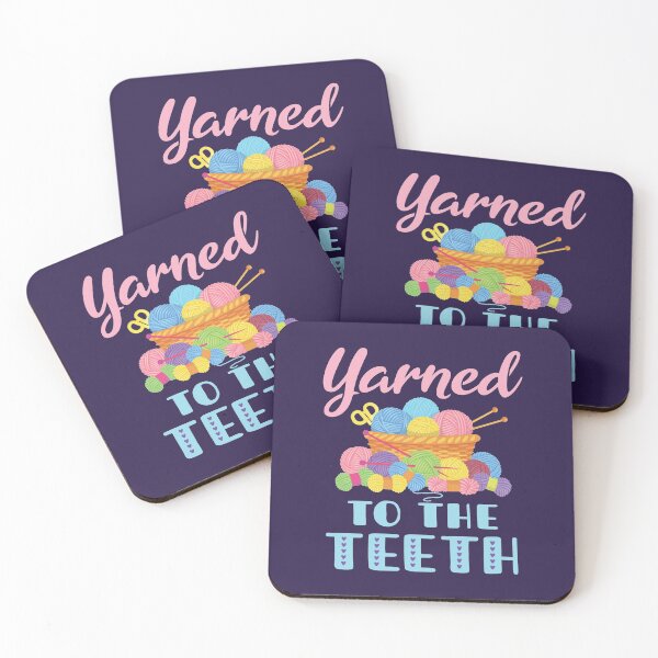 Item preview, Yarned to the Teeth Funny Yarn Lover Crochet Knitting designed and sold by jaygo.