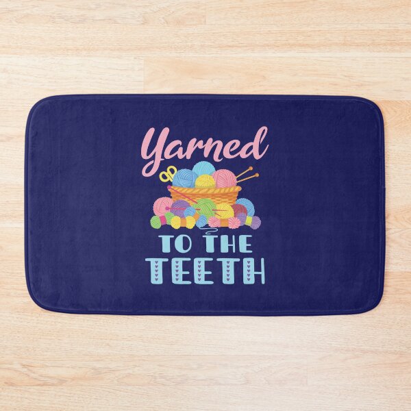 Item preview, Yarned to the Teeth Funny Yarn Lover Crochet Knitting designed and sold by jaygo.