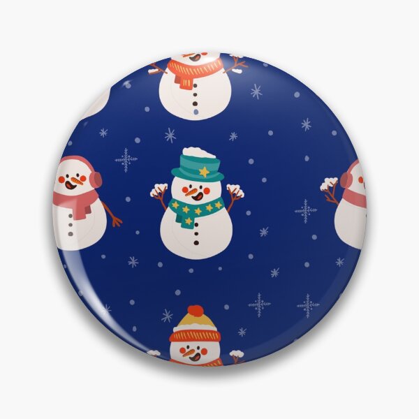 Item preview, Christmas Snowmen Snowflakes Pattern. Cute and Funny Snowmen on Blue. Holiday Pattern designed and sold by silviaol.