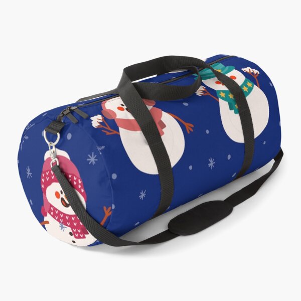 Item preview, Christmas Snowmen Snowflakes Pattern. Cute and Funny Snowmen on Blue. Holiday Pattern designed and sold by silviaol.