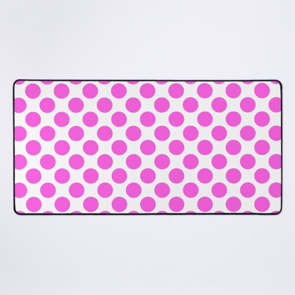Item preview, Pink Polka Dot Pattern on White Background designed and sold by Lisa Thomas.