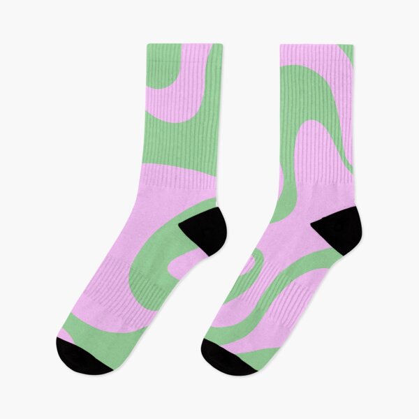 Item preview, Abstract Flower Swirl Pink and Green designed and sold by EmmaLula.