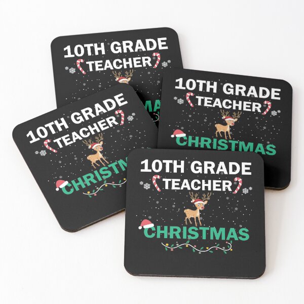 Item preview, 10th Grade Teacher Christmas designed and sold by imaneless.