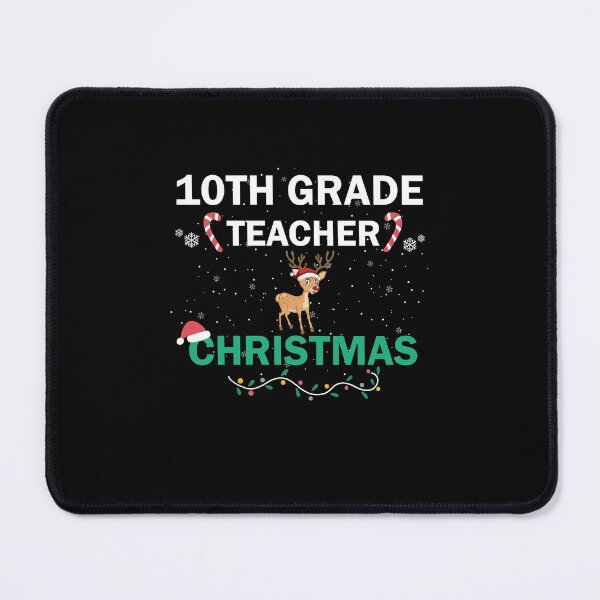 Item preview, 10th Grade Teacher Christmas designed and sold by imaneless.