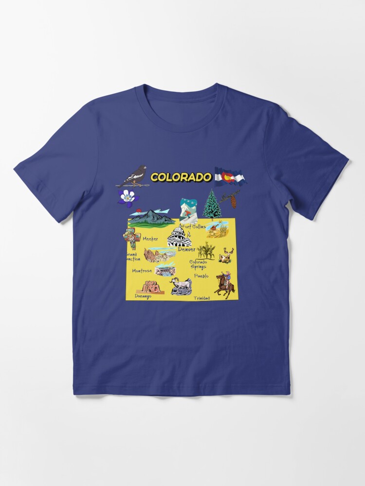 Colorado State Map T-Shirt