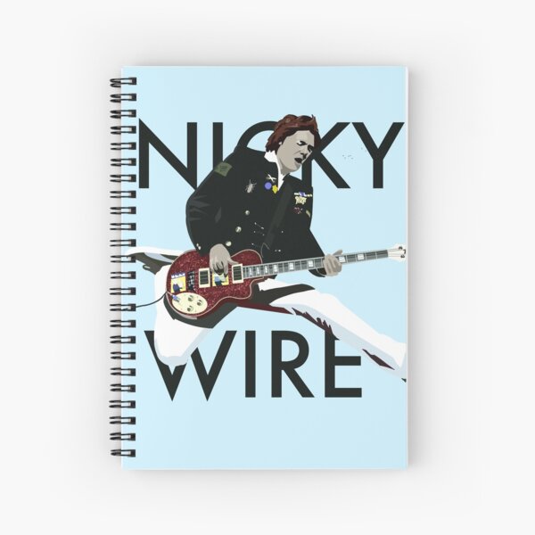 Nicky Wire. Manic Street Preachers. Spiral Notebook