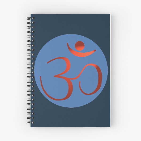 Item preview, OM Logo - Red on Blue designed and sold by Fractal Journeys, etc. .
