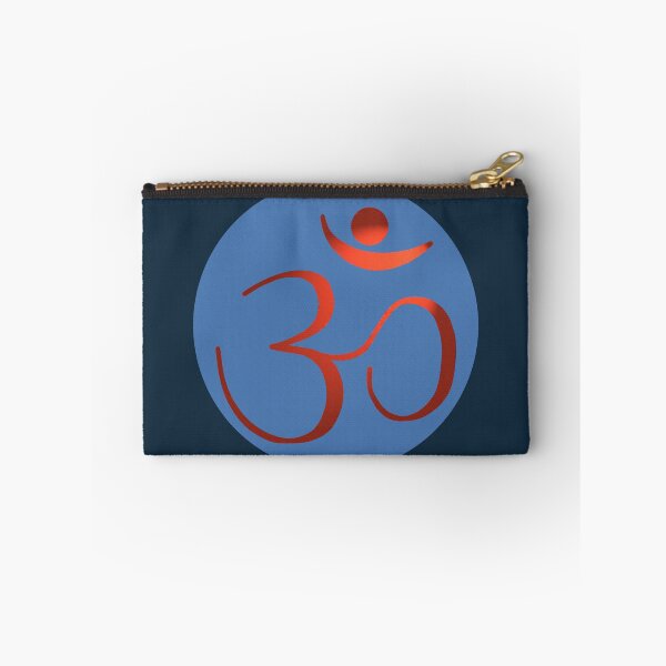 Item preview, OM Logo - Red on Blue designed and sold by Fractal Journeys, etc. .