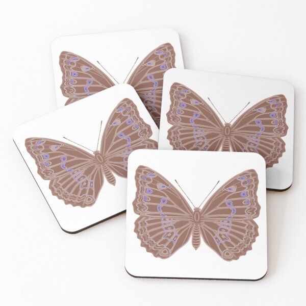 Item preview, Pale brown cool butterfly designed and sold by Elonium.