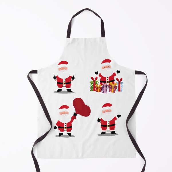 Item preview, Funny Cute Christmas Santas. Joyful Santa Christmas Holiday Print designed and sold by silviaol.