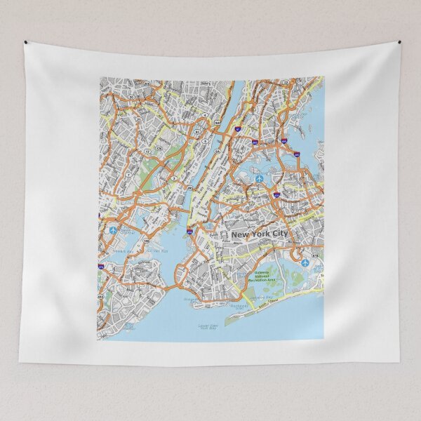 Item preview, New York City Streets Burroughs Empire Broadway art designed and sold by Midwest-Goods.