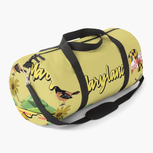 Item preview, Hand Drawn Illustration of Maryland Map with Tourist Destinations, attractions, USA designed and sold by mashmosh.