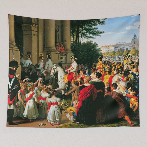 Item preview, Entry of Emperor Franz II into Vienna on 16 of June 1814 after the Peace of Paris - Johann Peter Krafft designed and sold by brushandframes.