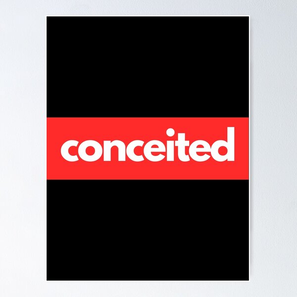 Item preview, Conceited Minimalist Typography Design   designed and sold by AngstDesign.